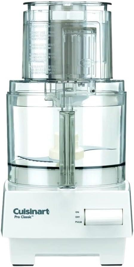 White 7-Cup Food Processor with Variable Speed