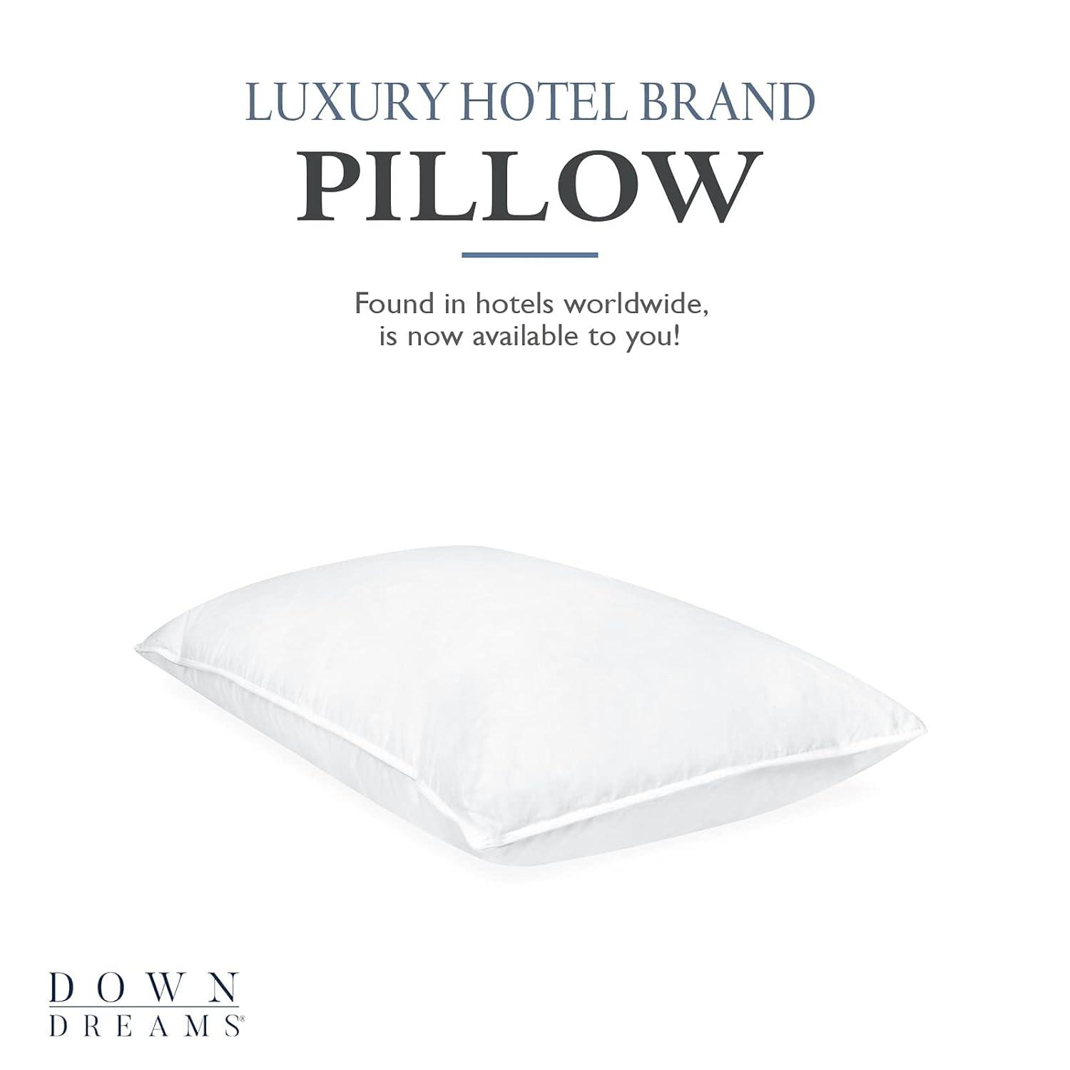 Down Dreams Manchester Mills Classic Pillows - Queen/Medium Support, 2-Pack