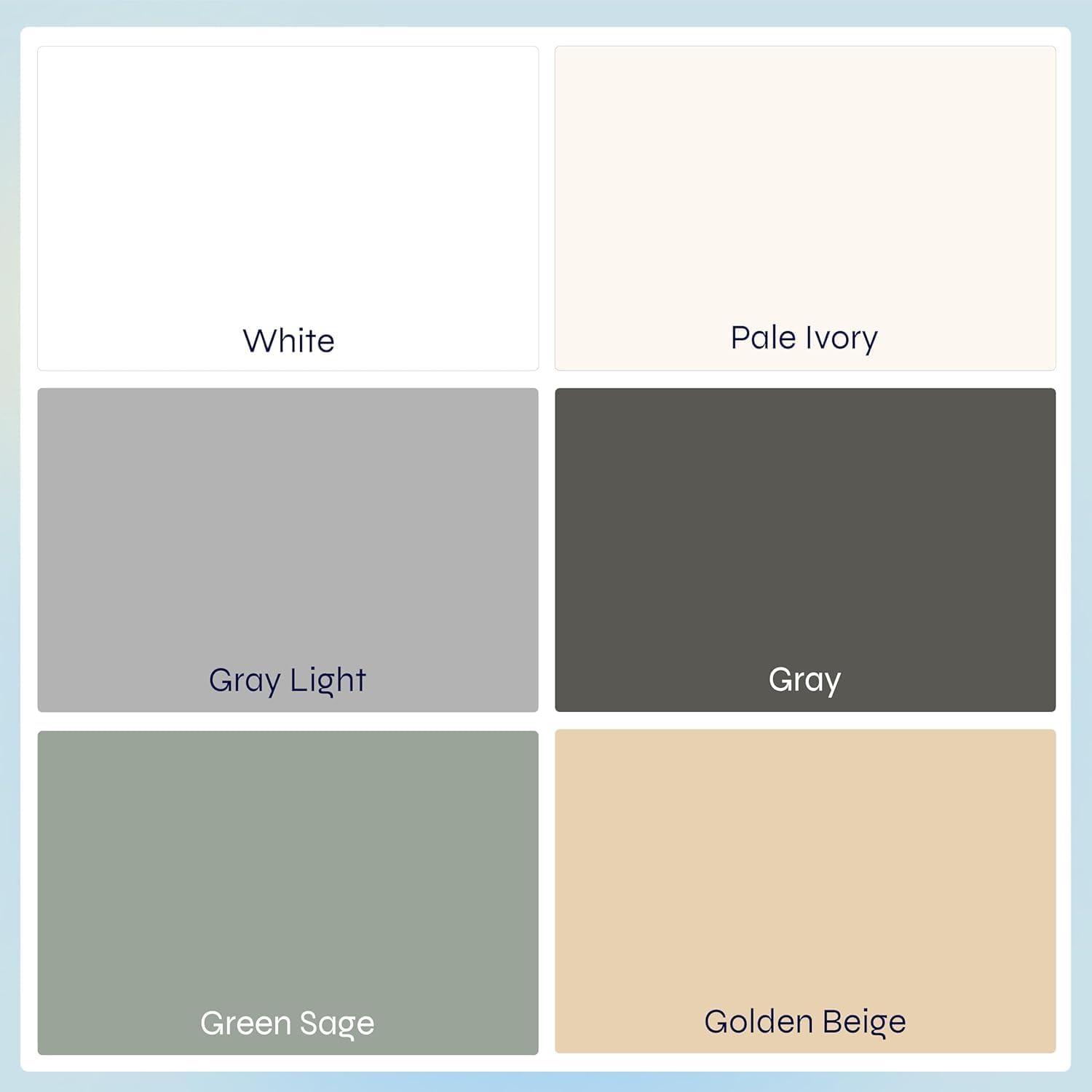 Flat Sheet Only, 400 Thread Count 100% Cotton Sateen, Soft & Durable by California Design Den - Light Gray, King