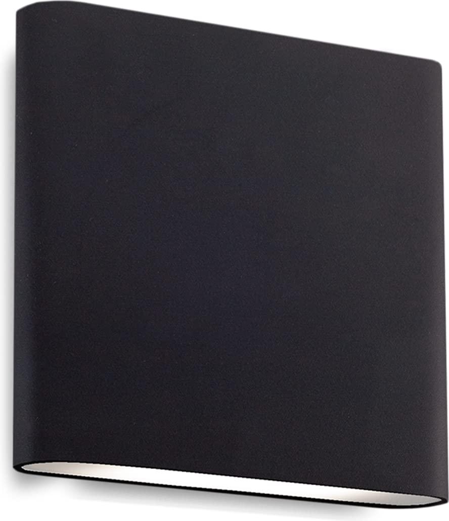 Black Aluminum Dimmable LED Wall Sconce