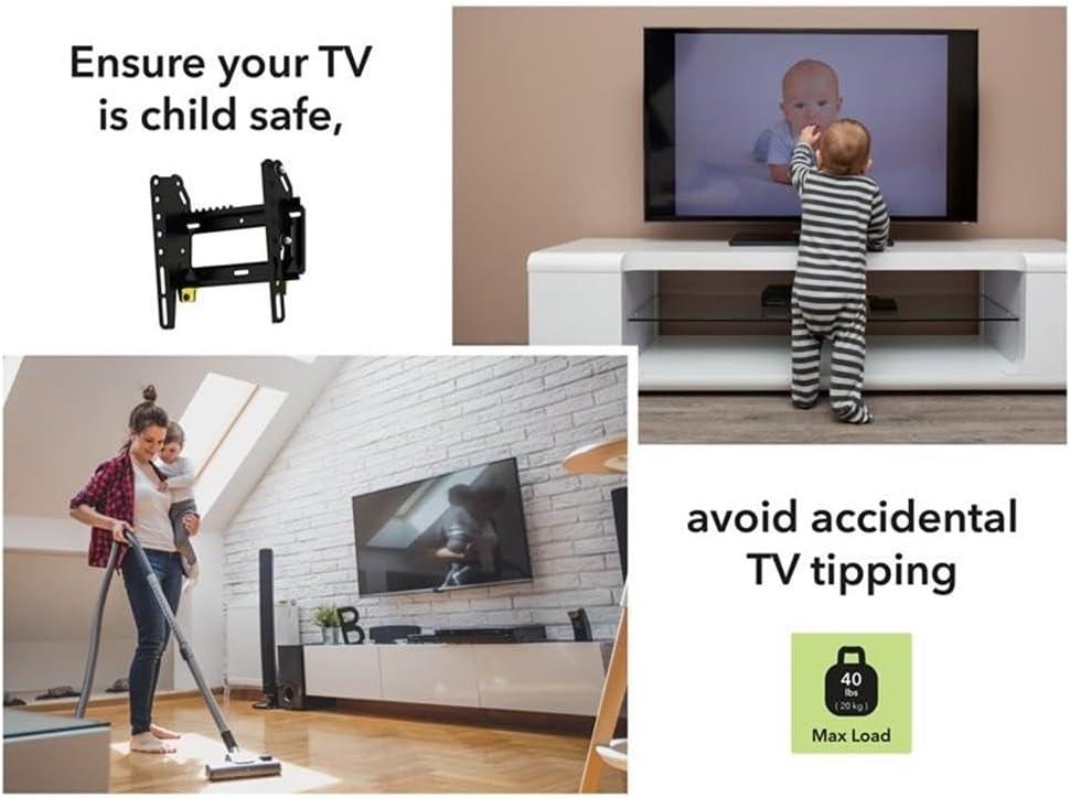 EL201B - TV WALLMOUNT 25-39IN TILT 55LB