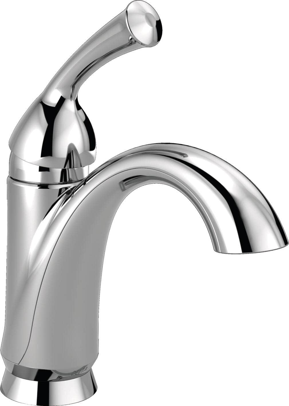 Haywood Single Hole Bathroom Faucet with Drain Assembly, Single Handle Bathroom Sink Faucet