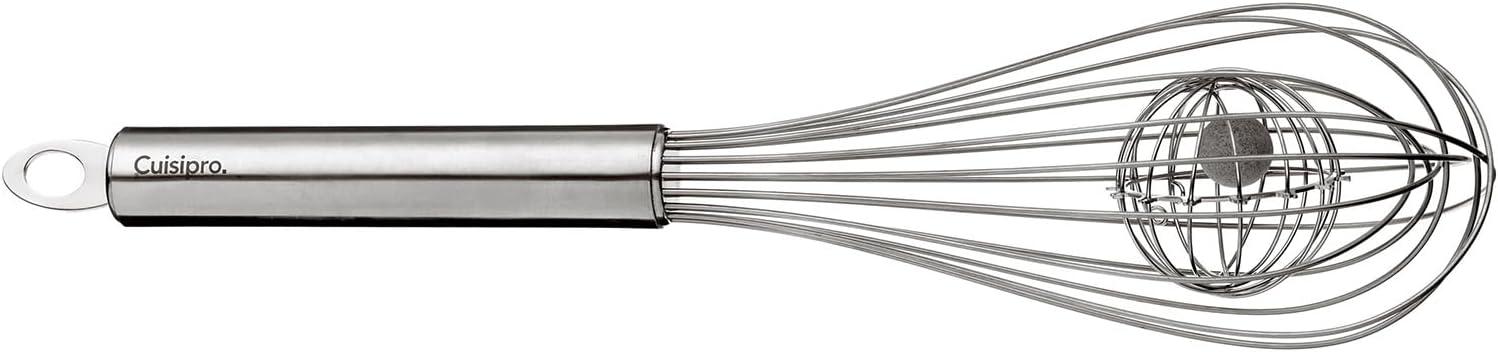 Cuisipro 12-Inch Stainless Steel Duo Whisk with Ball