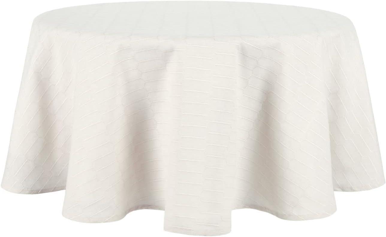 Martha Stewart Honeycomb Modern Farmhouse Tablecloth