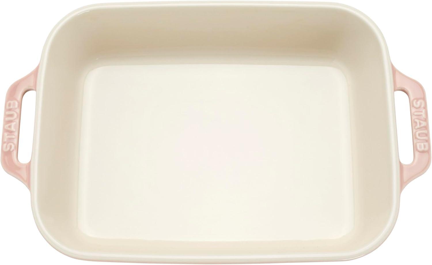 Staub Staub Ceramic 4-Pc Baking Pans Set, Casserole Dish With Lid, Brownie Pan,