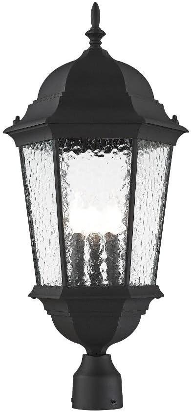 Livex Lighting Hamilton 3 - Light Post Light in  Textured Black