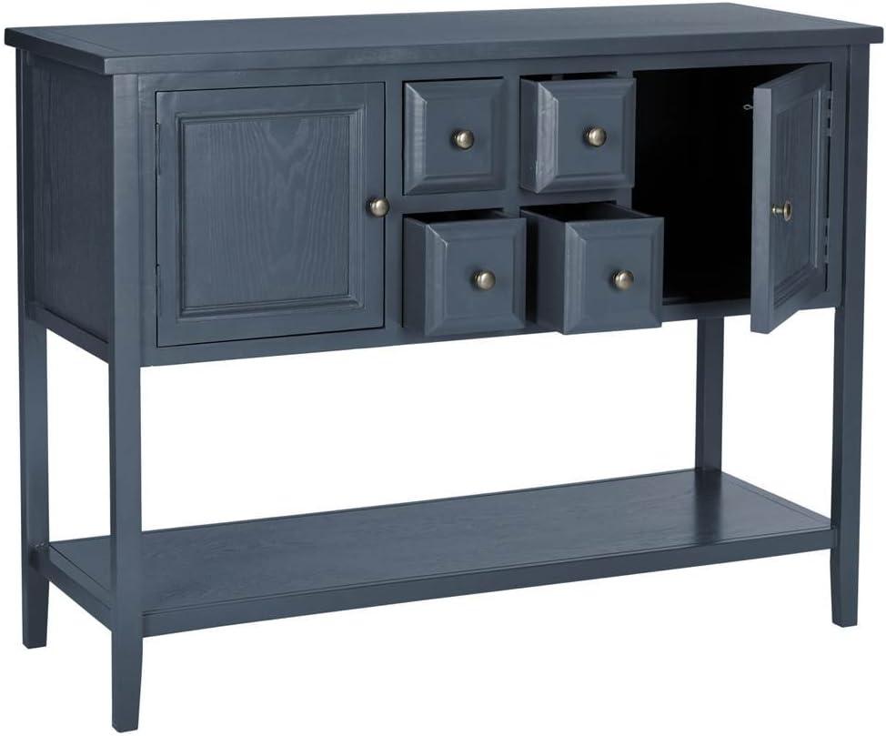 Charlotte Sideboard - AMH6517 - Teal - Safavieh Couture
