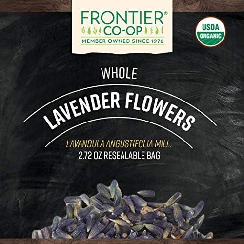 Frontier Co-op Organic Lavender Flowers, 2.72 oz (77 g)