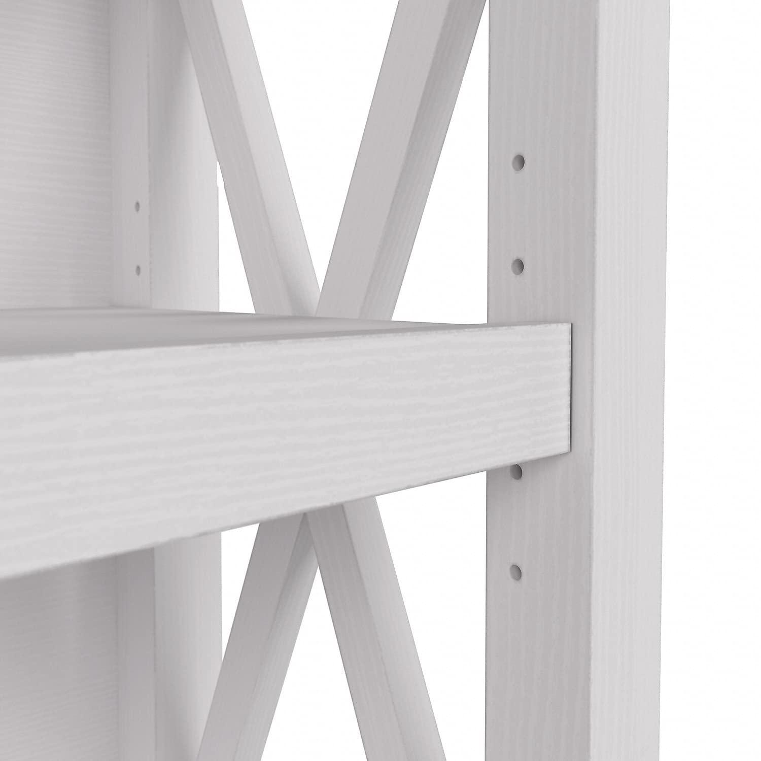 Key West Small 2 Shelf Bookcase in Pure White Oak - Engineered Wood