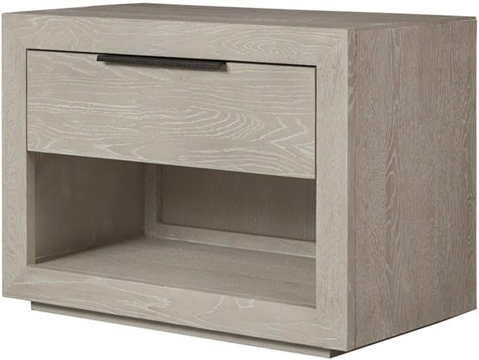 Universal Furniture Huston 1 Drawer Nightstand in Quartz