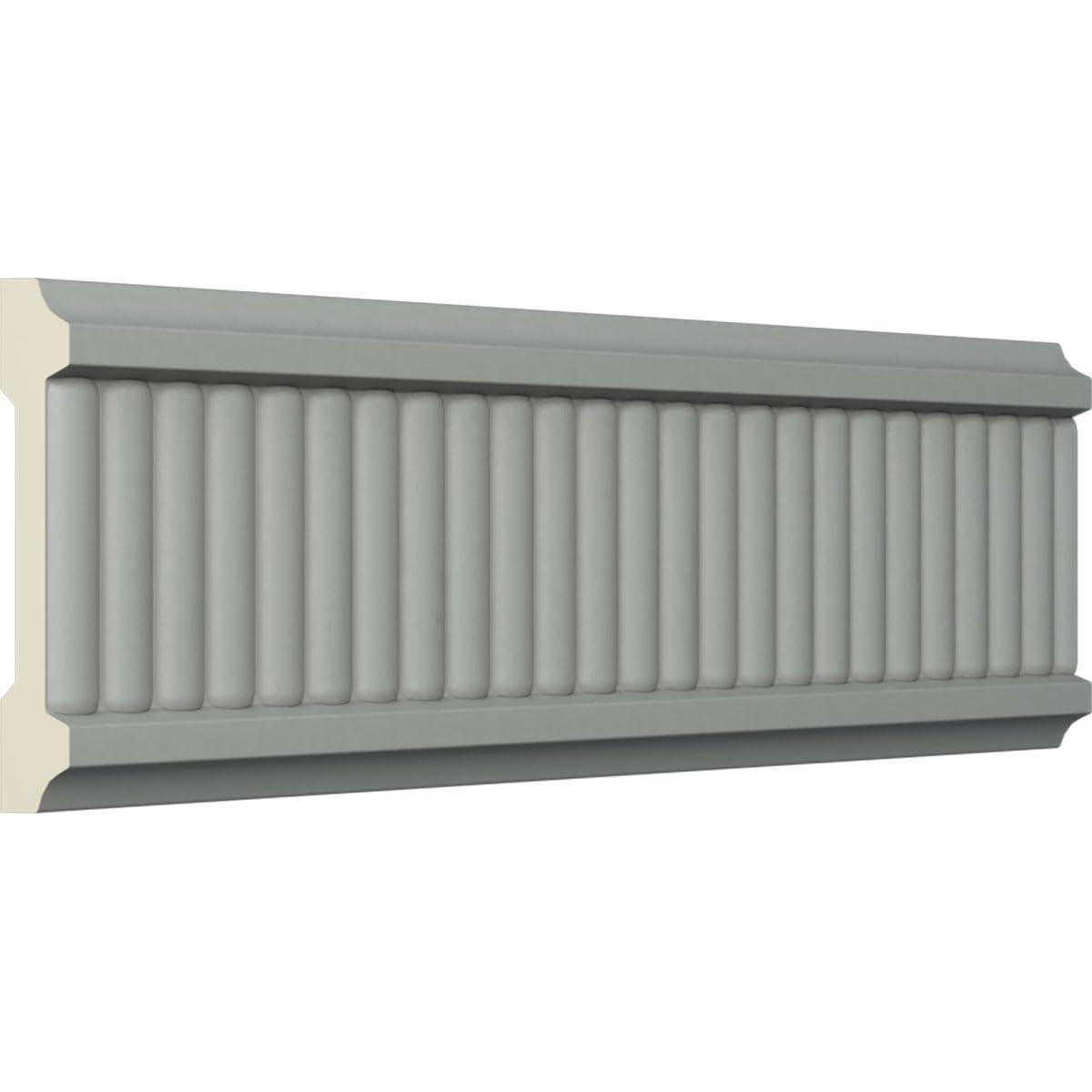 Ekena Millwork 3"H x 5/8"P x 94 1/2"L, (3/8" Repeat), Nevio Chair Rail (Set of 8)