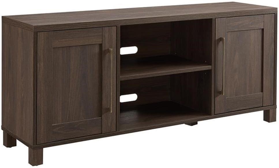 Evelyn&Zoe Chabot Rectangular TV Stand for TV's up to 65" in Alder Brown