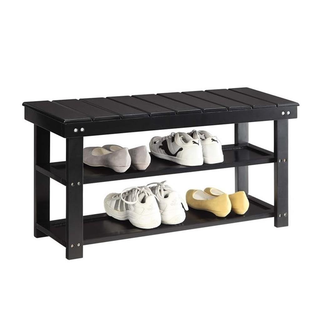 Oxford Utility Mudroom Bench, Black