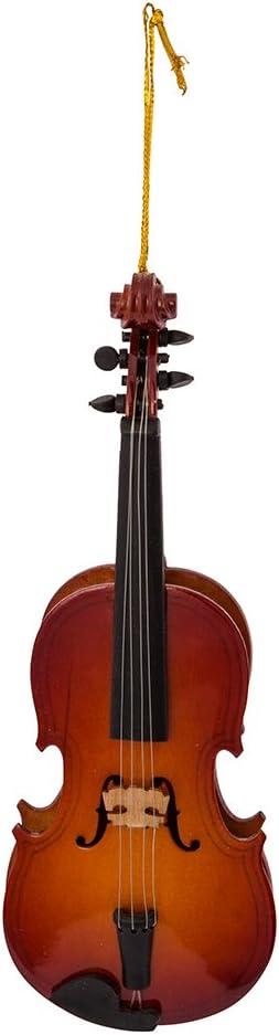 Kurt Adler 5.5" Wood Violin Ornament