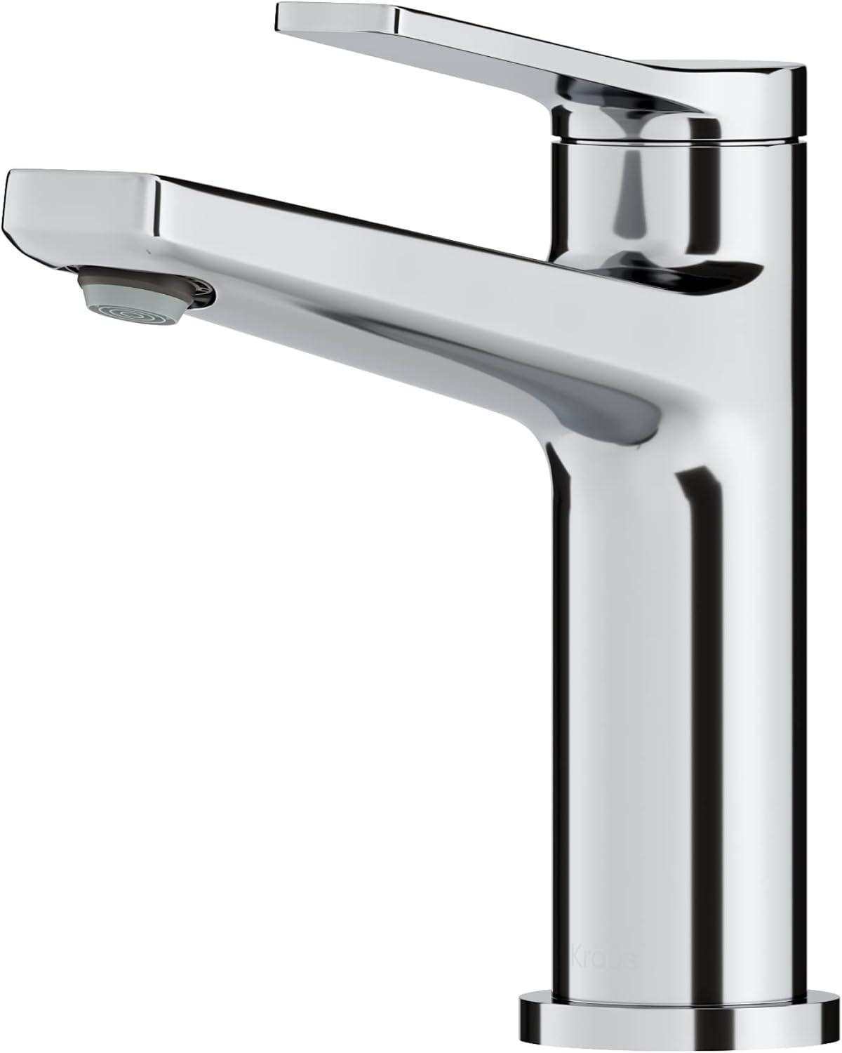 Indy 6.25" Polished Chrome Single-Handle Bathroom Faucet