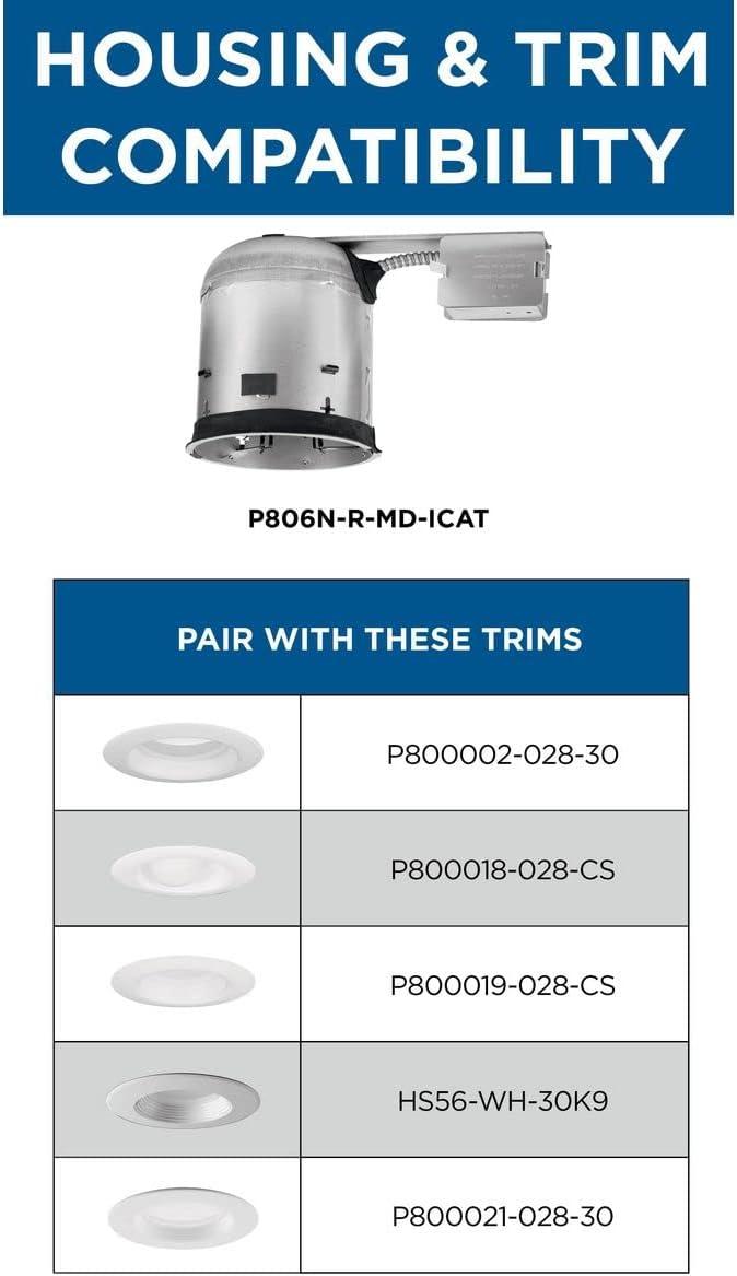 6" Recessed Remodel Air-Tight IC Housing