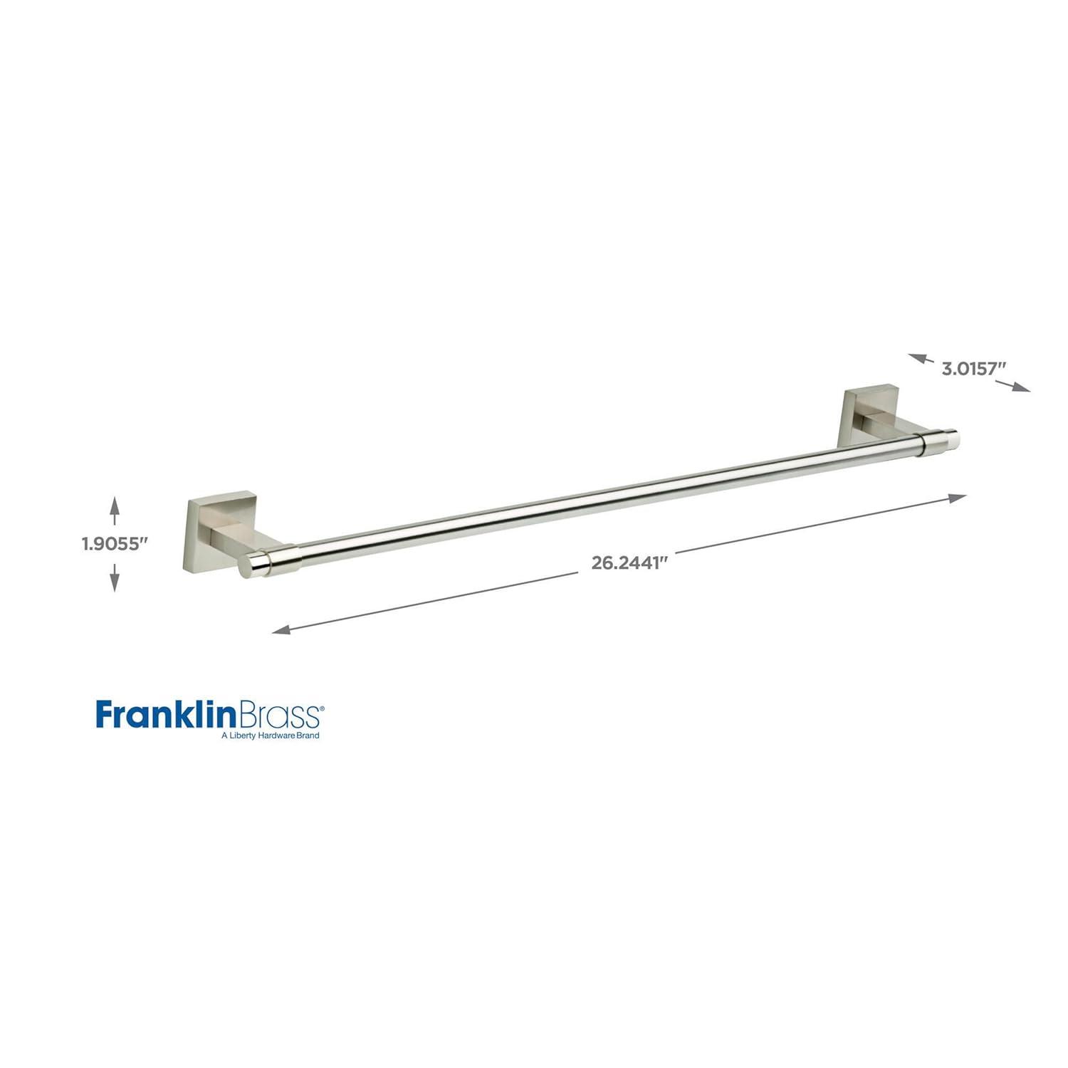 Franklin Brass Maxted 24" Wall Mounted Towel Bar MAX24-SN