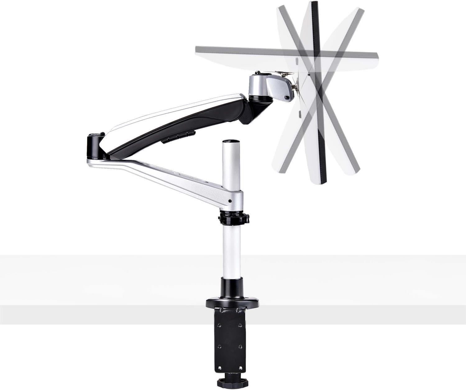 StarTech.com Monitor Desk Mount, VESA 75x75/100x100, 27/30-inch Screens - Mounting kit (articulating arm) - adjustable arm - for LCD display - black - screen size: up to 30" - desk-mountable