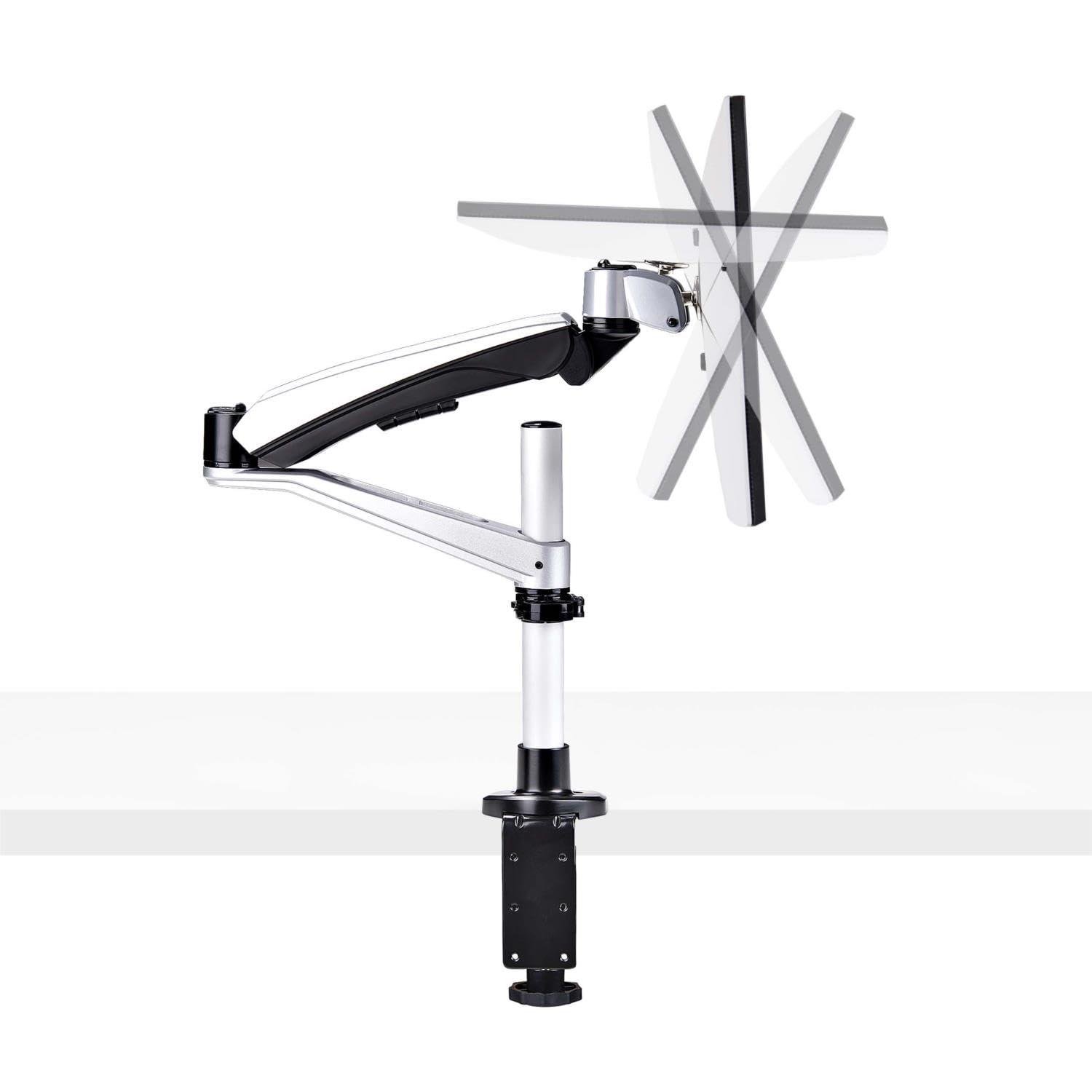 StarTech.com Monitor Desk Mount, VESA 75x75/100x100, 27/30-inch Screens - Mounting kit (articulating arm) - adjustable arm - for LCD display - black - screen size: up to 30" - desk-mountable
