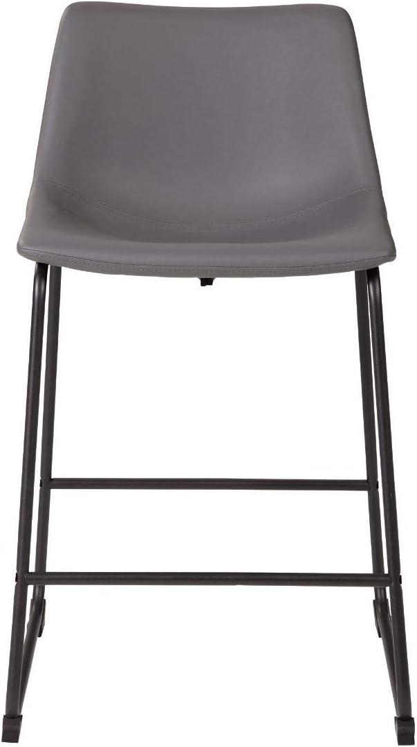 Ashtin Upholstered Counter Stool with Metal Frame