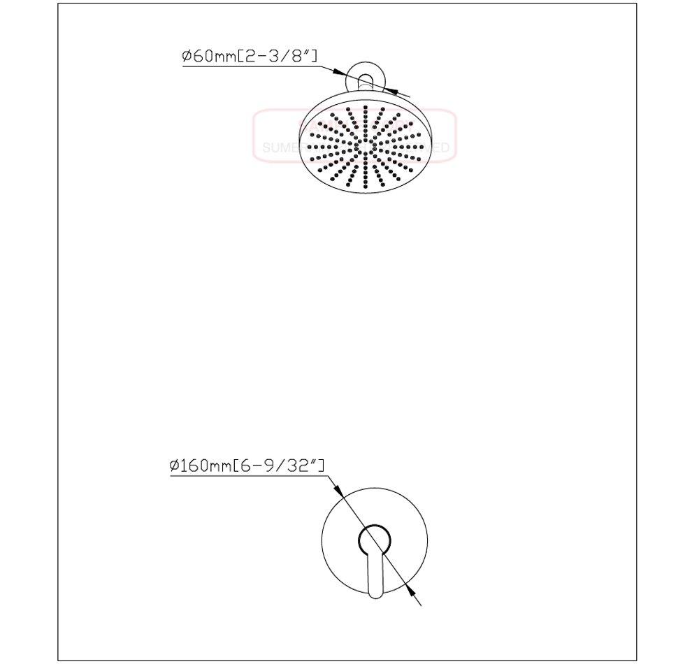 Concealed Mixer Showers with Rough in-Valve