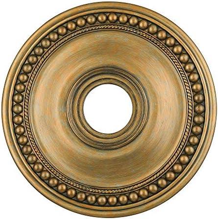 82074-48-Livex Lighting-Wingate - Ceiling Medallion in Style - 20 Inches wide by 1.5 Inches high-Antique Gold Leaf Finish