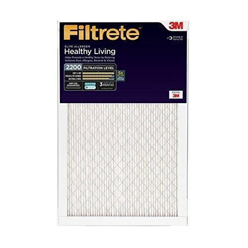 Filtrete MPR 2200 16 x 25 x 1 Elite Allergen Reduction HVAC Air Filter, 3-Pack
