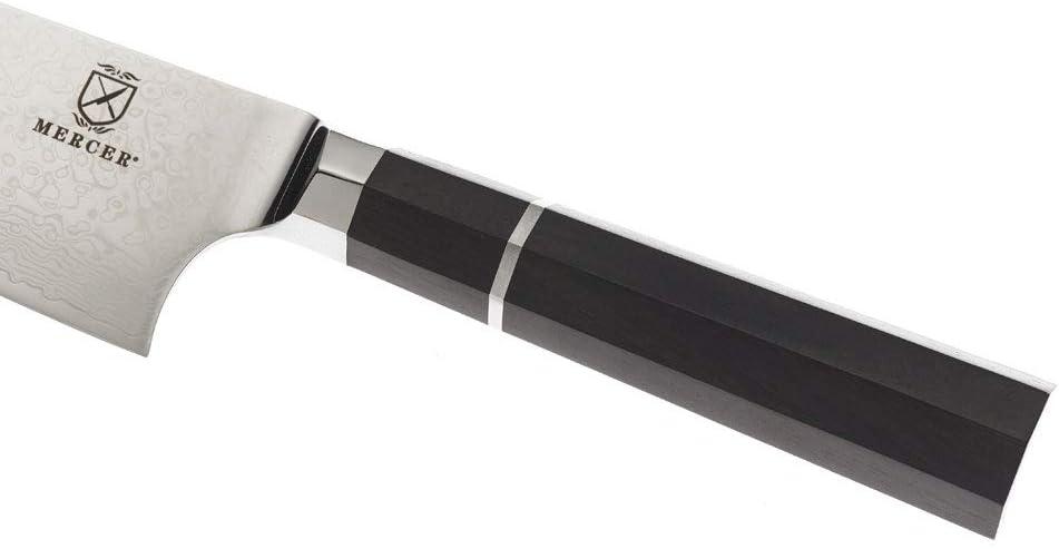 8-Inch High Carbon Steel Chef's Knife with Black Wood Handle