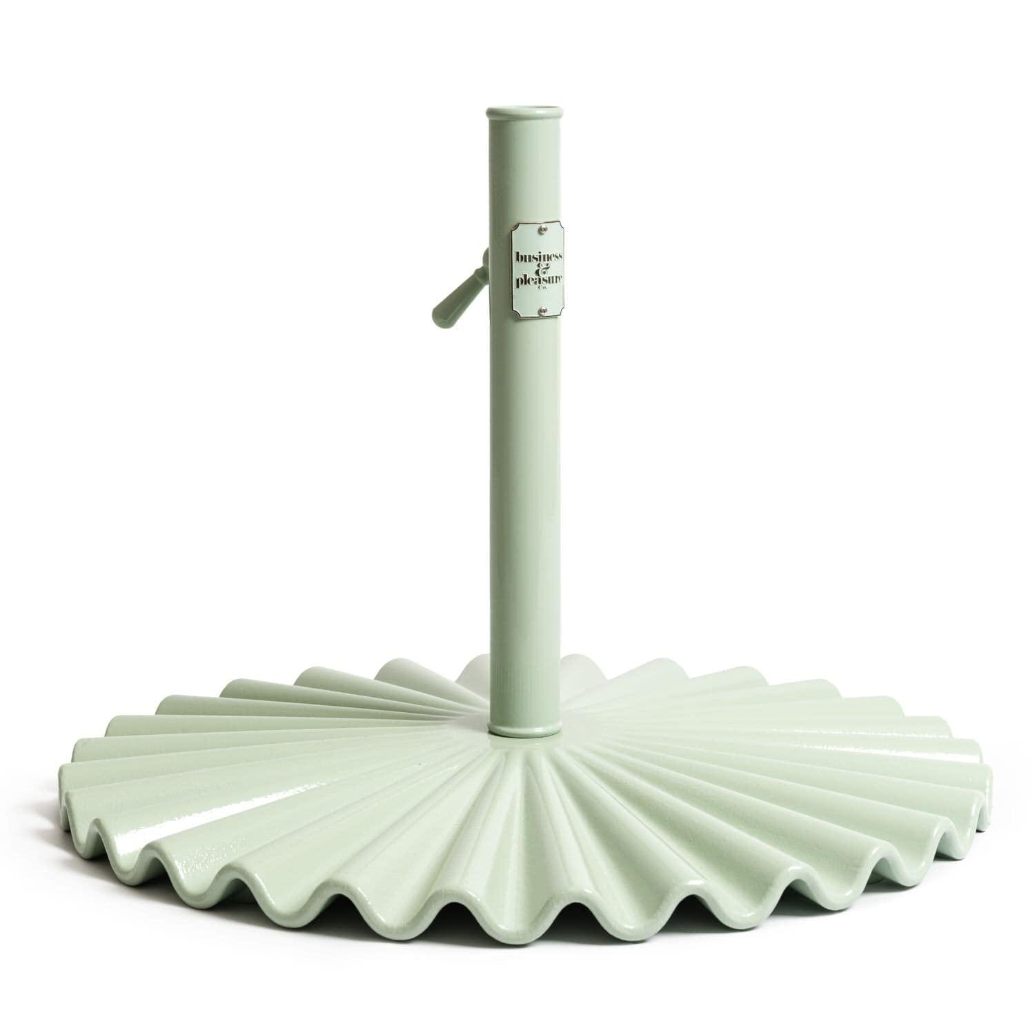 Clamshell Umbrella Base by Business & Pleasure Co. - White