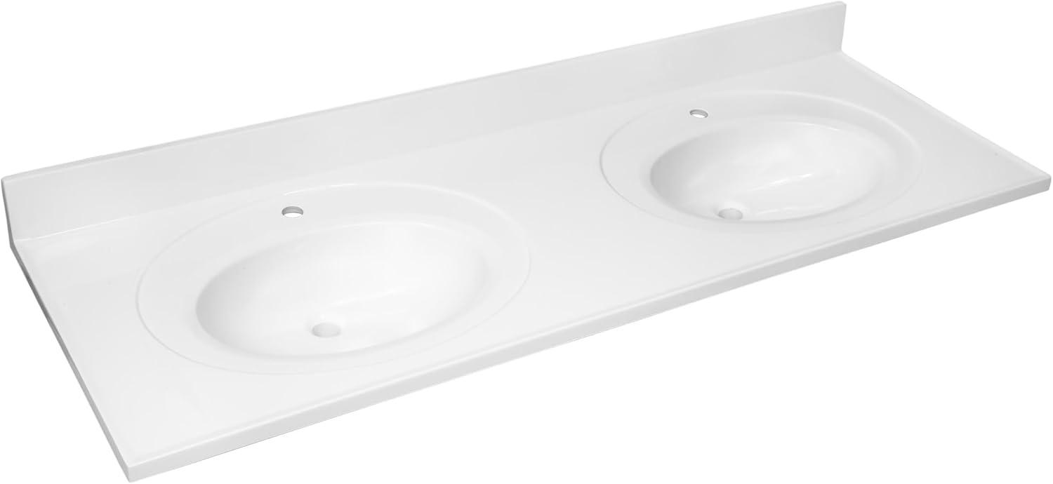 Design House Cultured Marble Vanity Top with Backsplash & Reviews | Wayfair