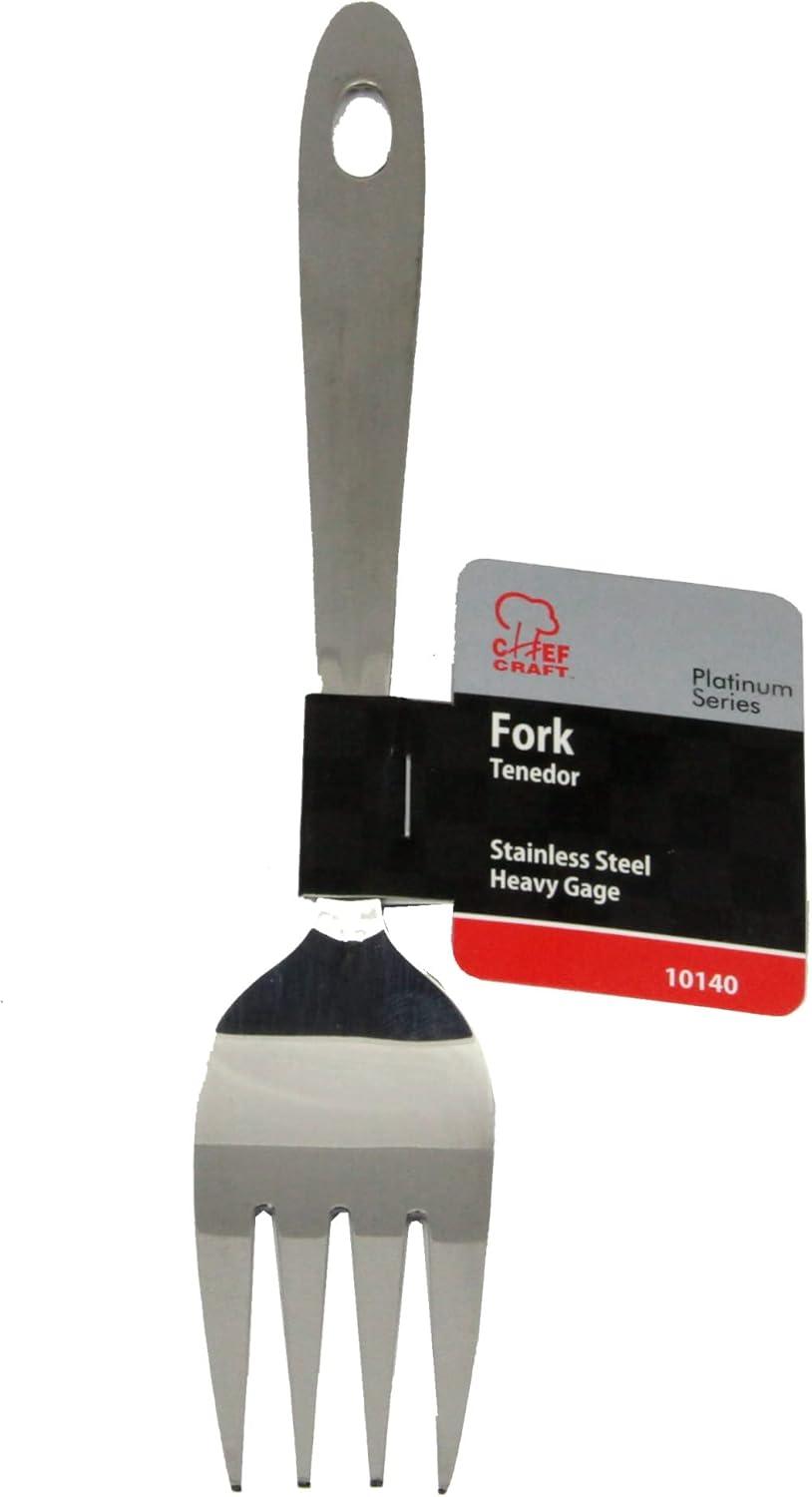 Chef Craft Select Meat and Potato Serving Fork, 9.25 inch, Stainless Steel