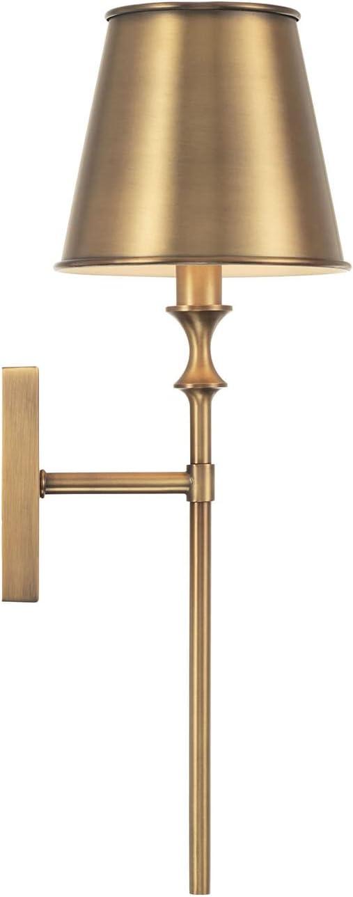 Capital Lighting Whitney 1 - Light Wall Light in  Aged Brass