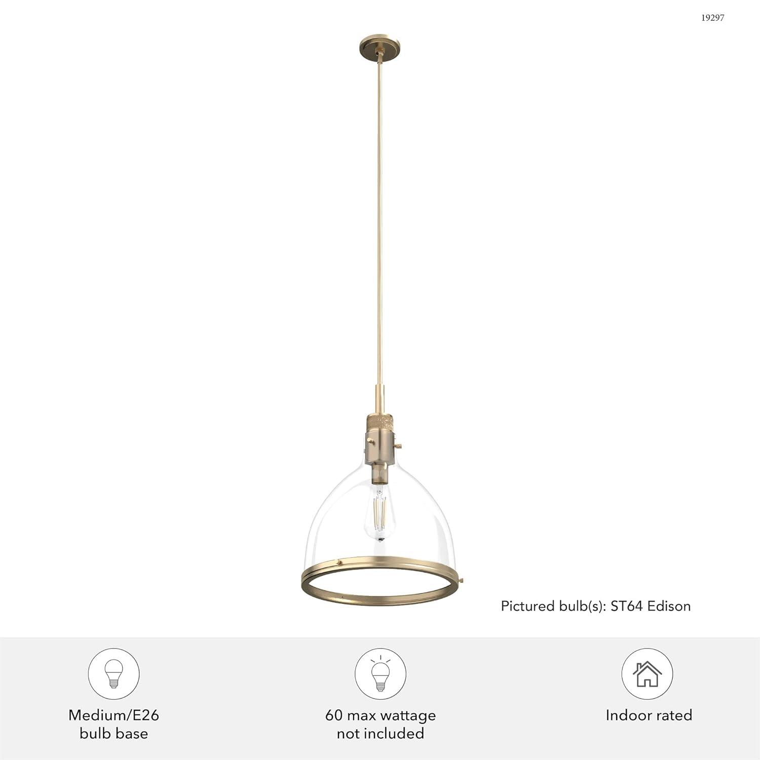 Van Nuys 1 Light Bell Pendant