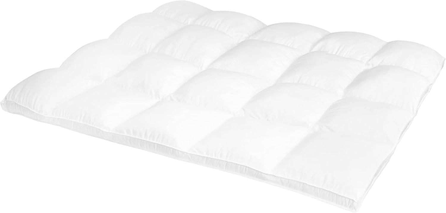 Queen White Down Alternative Hypoallergenic Mattress Topper