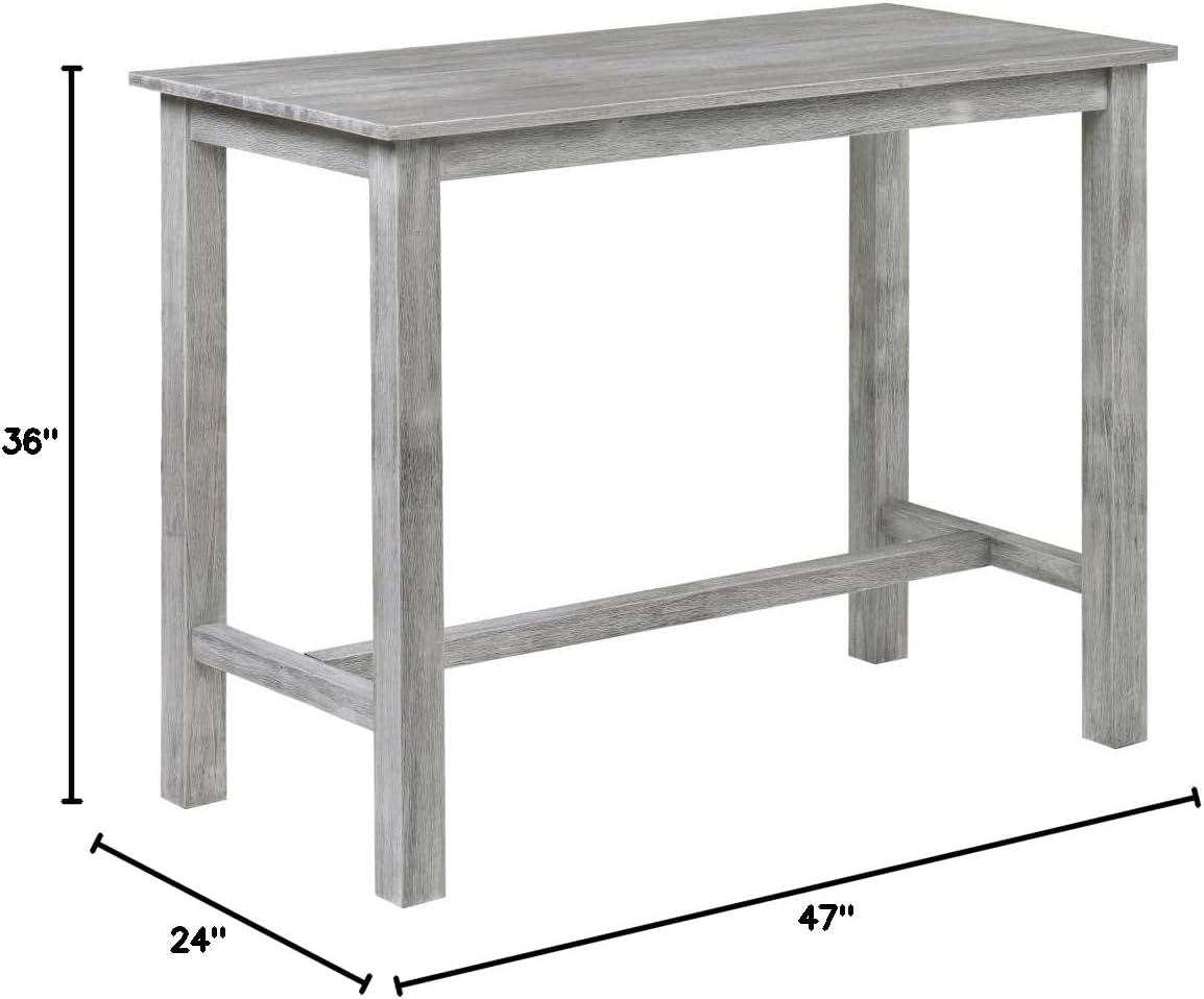 Sonoma Counter Height Pub Table Storm Gray - Boraam: 4-Seat Rectangle