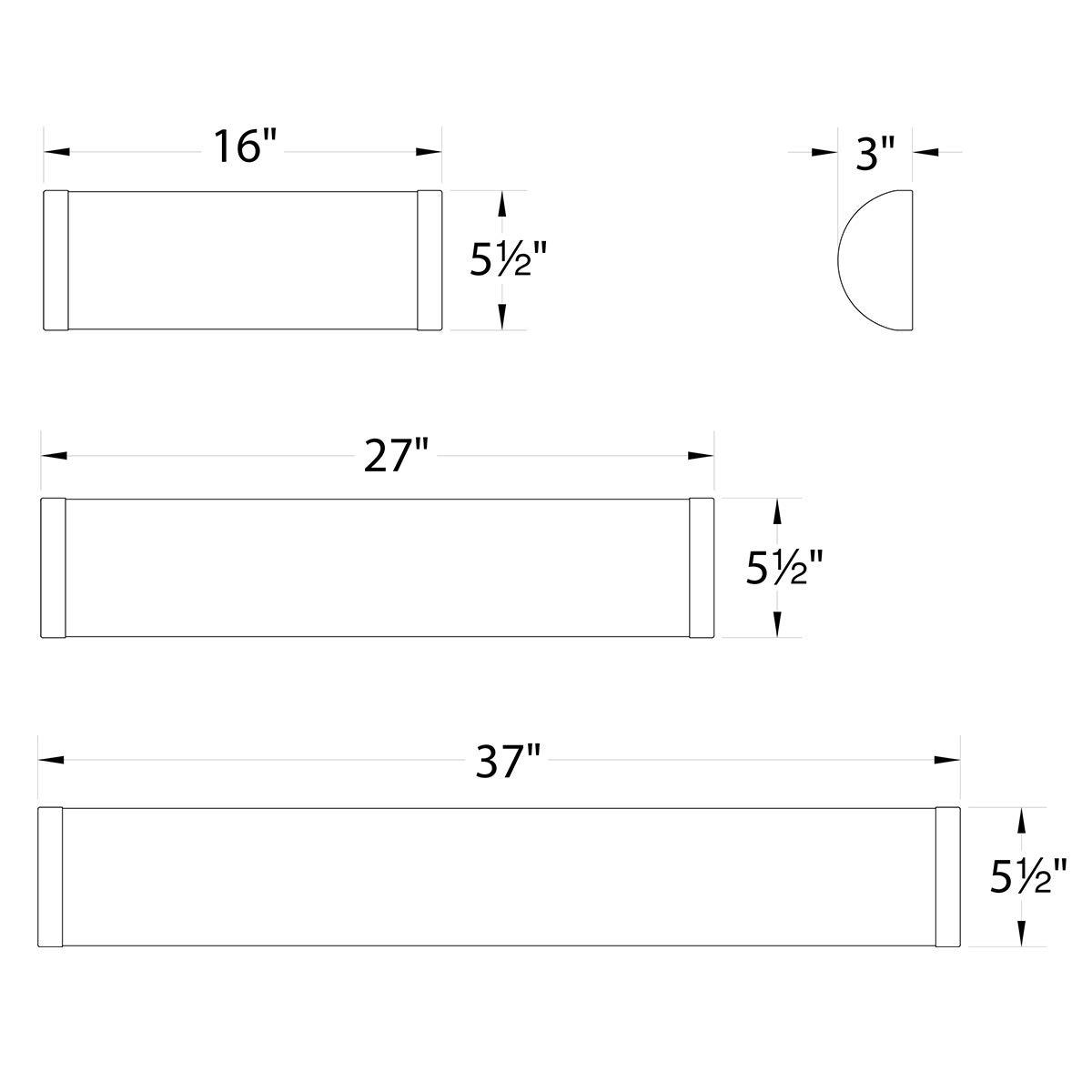 Fuse 37" Brushed Nickel LED Vanity Wall Light with Acrylic Diffusion