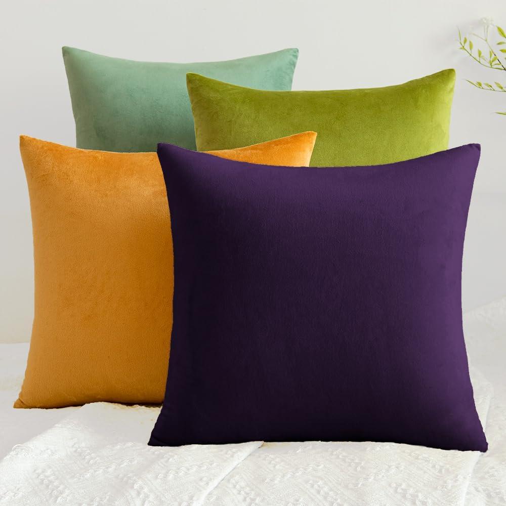 Velvet Reversible Pillow Cover