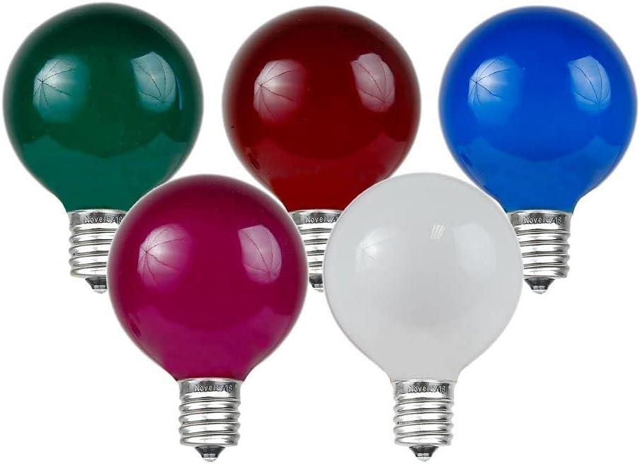 5 Watt G40 E12/Candelabra Incandescent Bulb