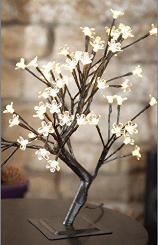 Hi-Line Gift Ltd. Floral Bonsai Tree with 96 LED Lights - Indoor/Outdoor