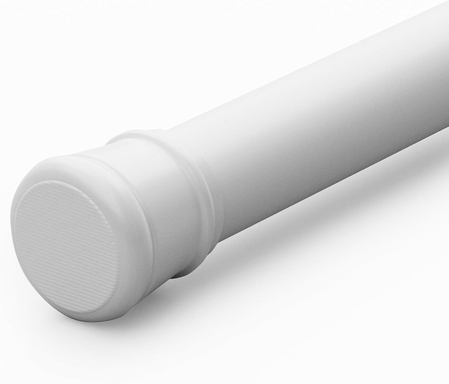 Zenna Home Shower Curtain Rod 60 in. L White