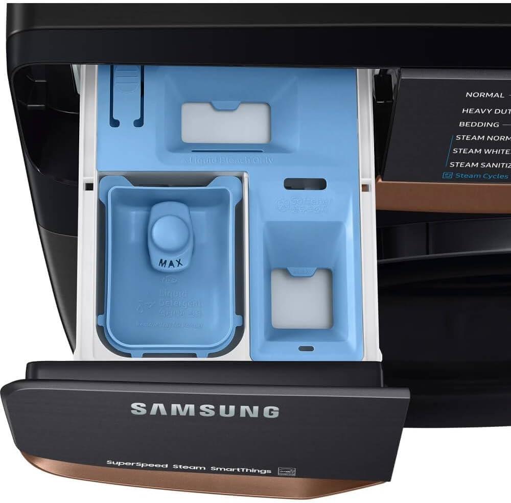 Samsung 5.0 cu. ft. Extra Large Capacity Smart Front Load Washer with Super Speed Wash and Steam