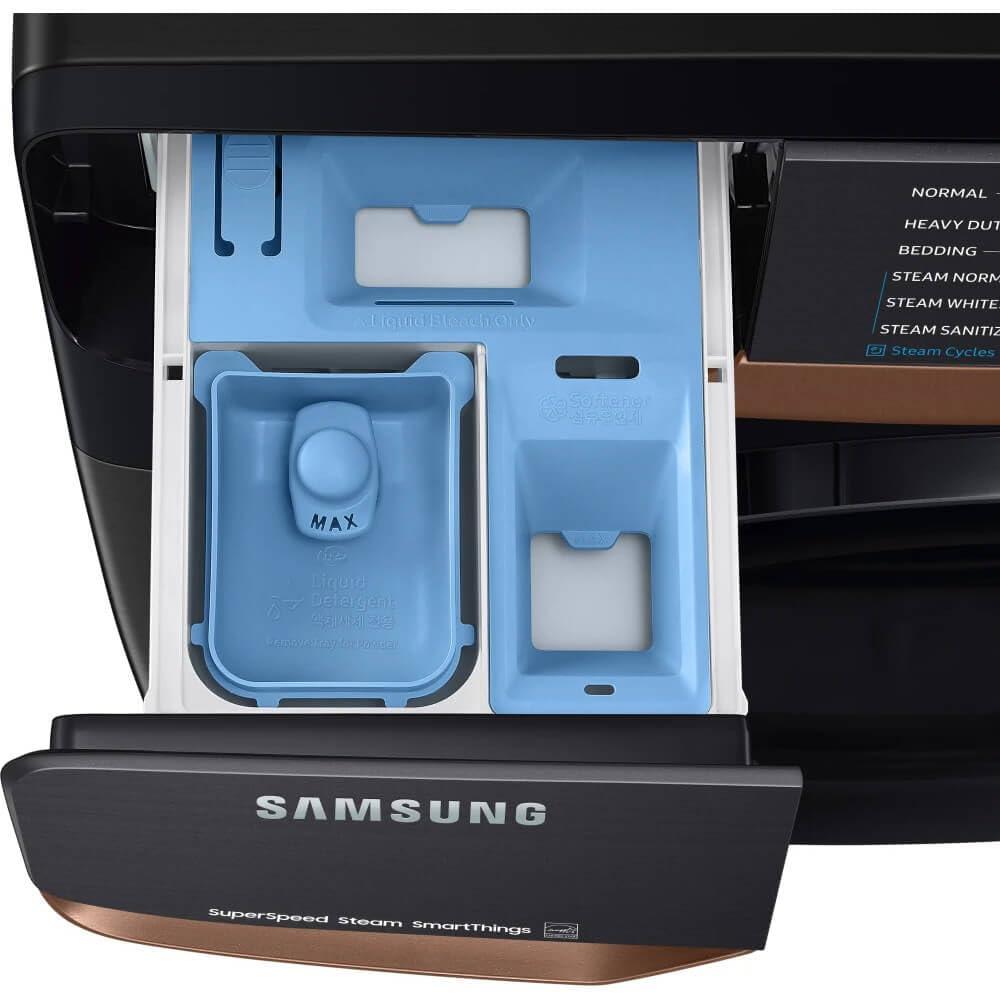 Samsung 5.0 cu. ft. Extra Large Capacity Smart Front Load Washer with Super Speed Wash and Steam