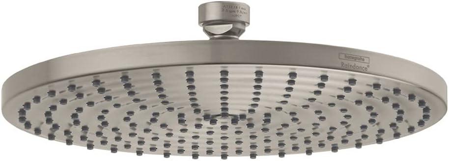 Hansgrohe Raindance S 240 1-Jet Shower Head with PowderRain, 2.5 GPM