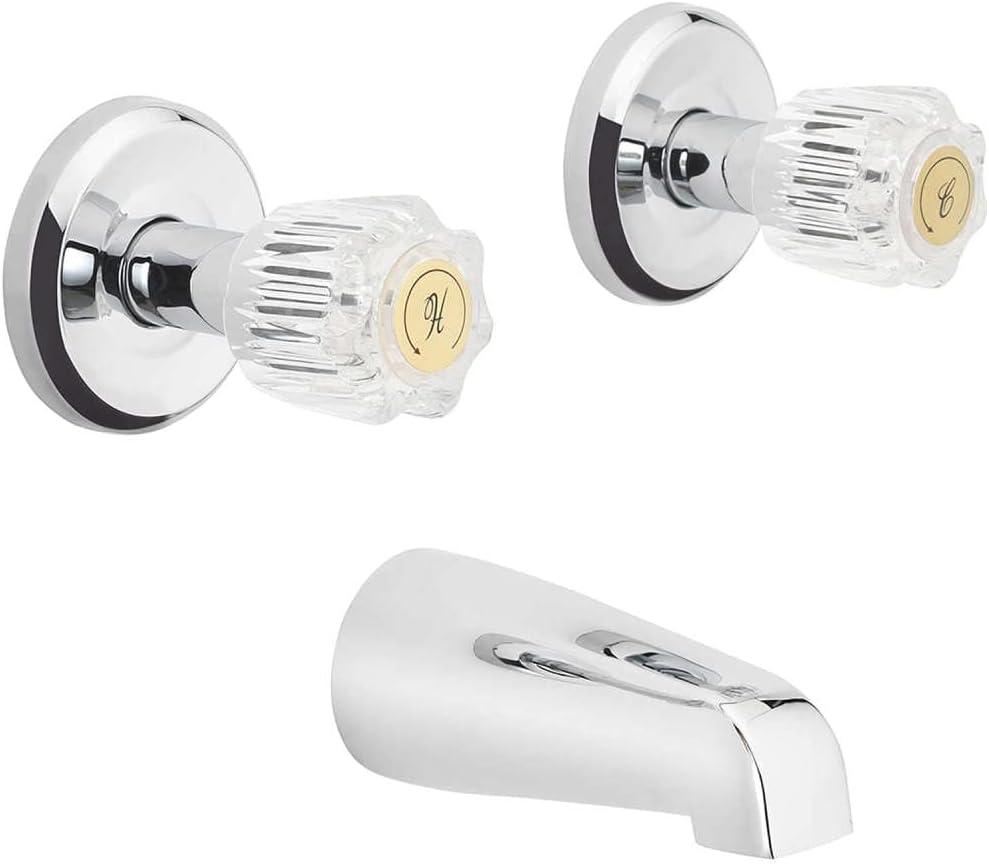 2 Handle Wall Tub Only Faucet