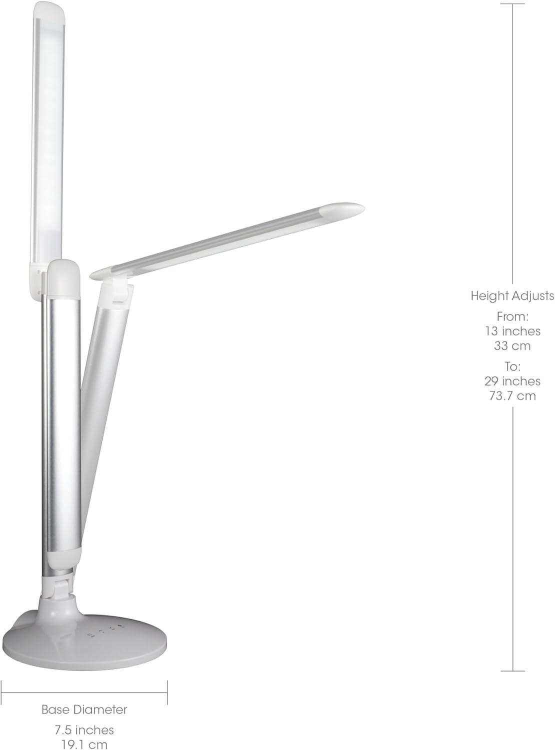 OttLite OttLite Command LED Desk Lamp with Voice Assist - Google Home and Amazon Alexa Compatible, USB