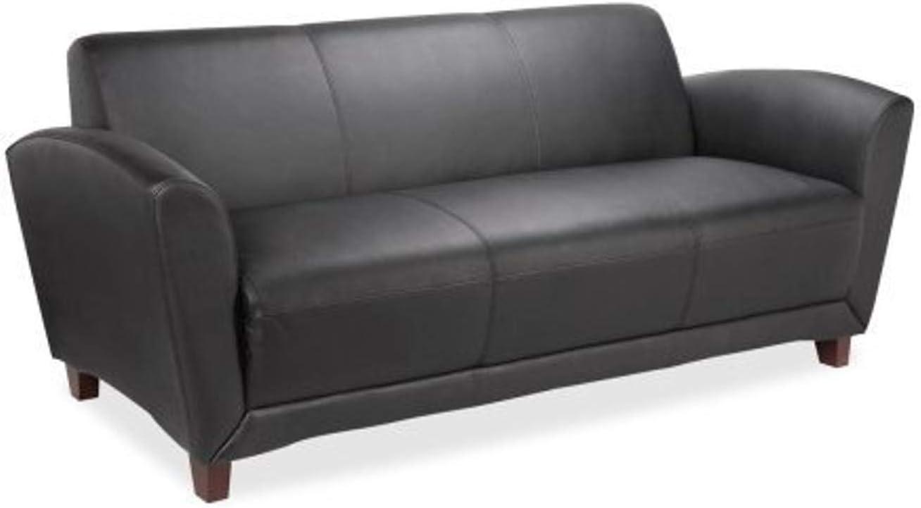 Accession Faux Leather 75'' Reception Sofa