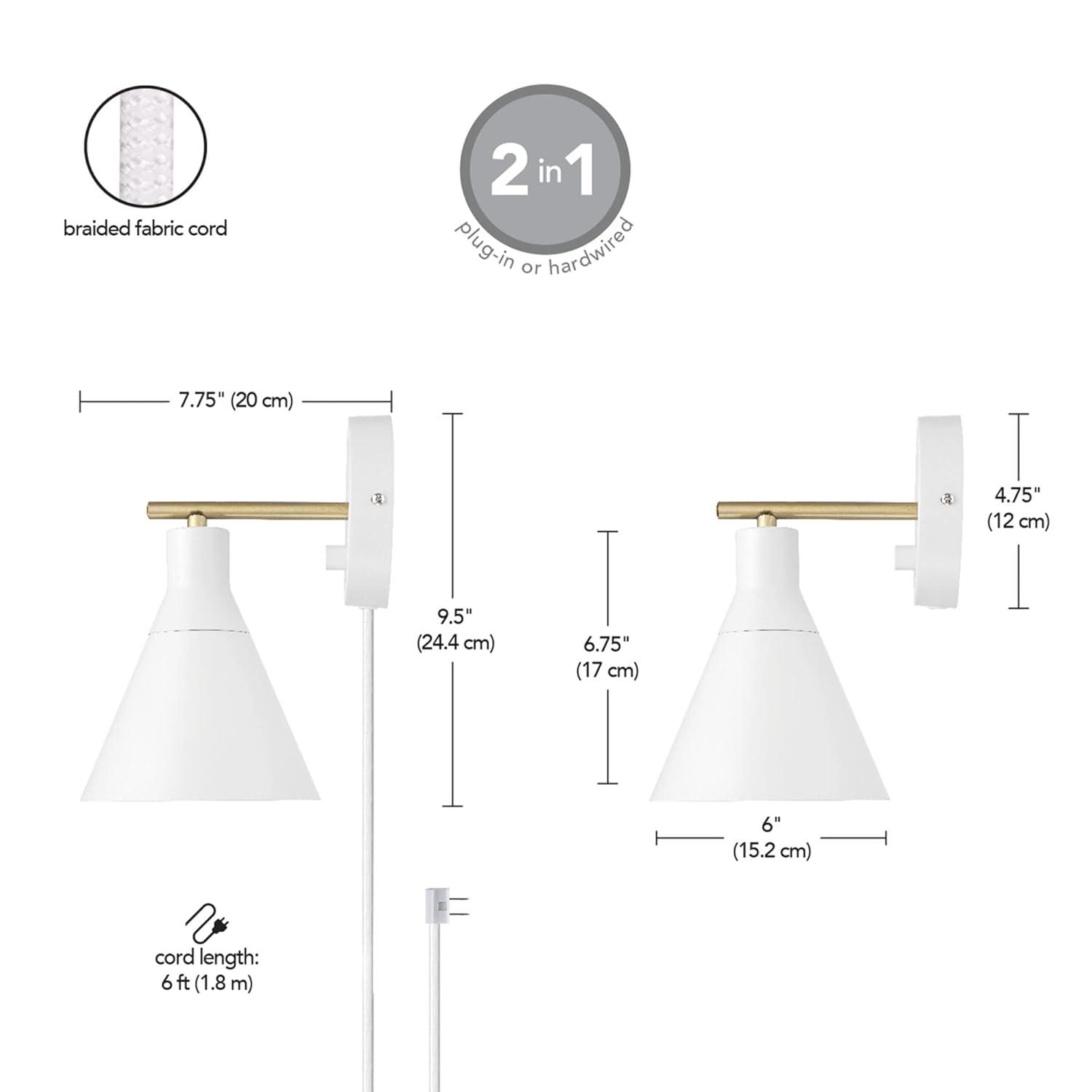 Tristan Aluminum Armed Sconce