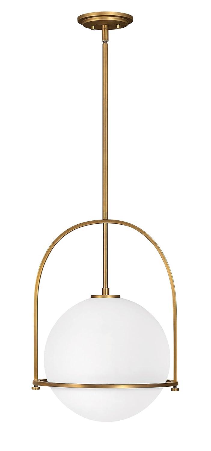 Arie Single Light Glass Dimmable Pendant