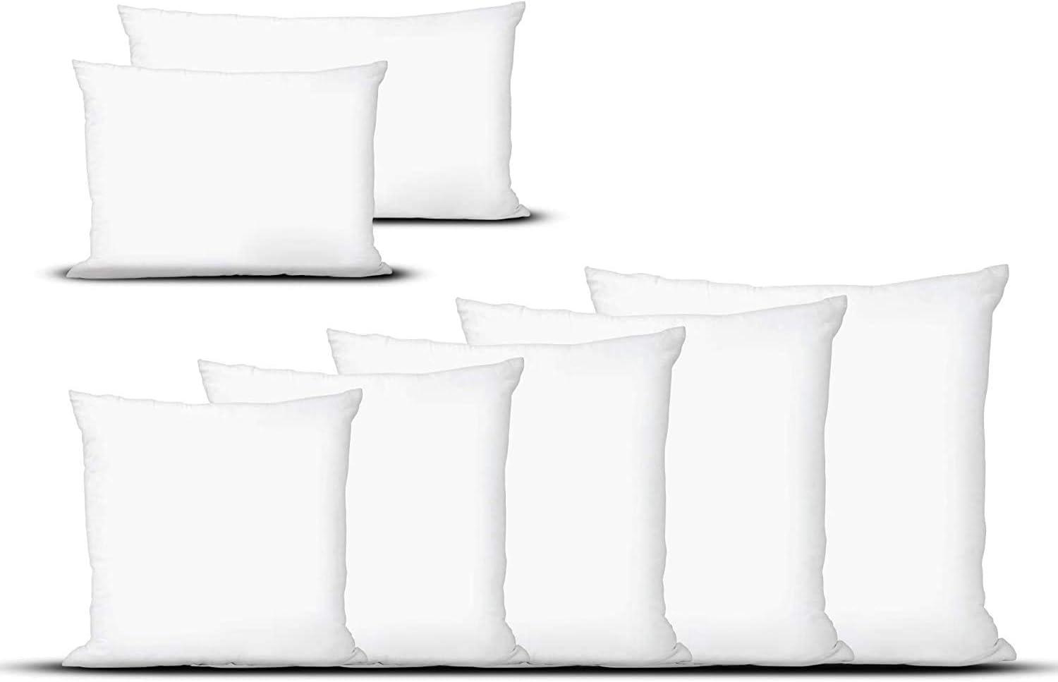 Pillow Insert 20" x 20" Polyester Filled Premium Fabric Cover