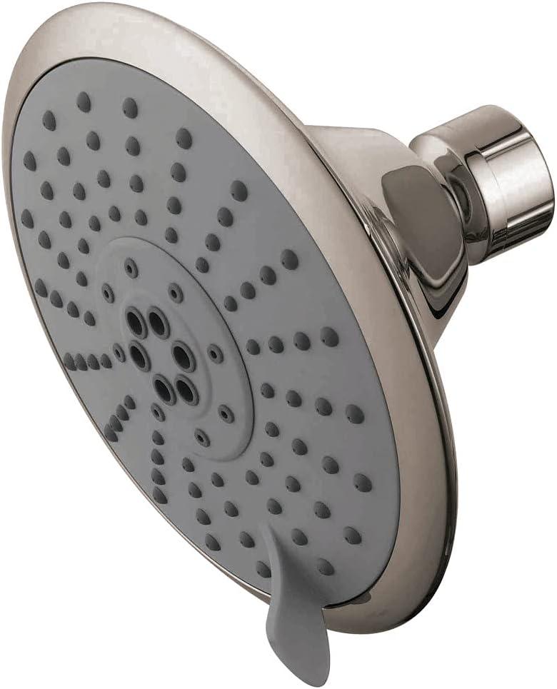 Kingston Brass Shower Scape 5-Inch Round 5-Function ABS Shower Head